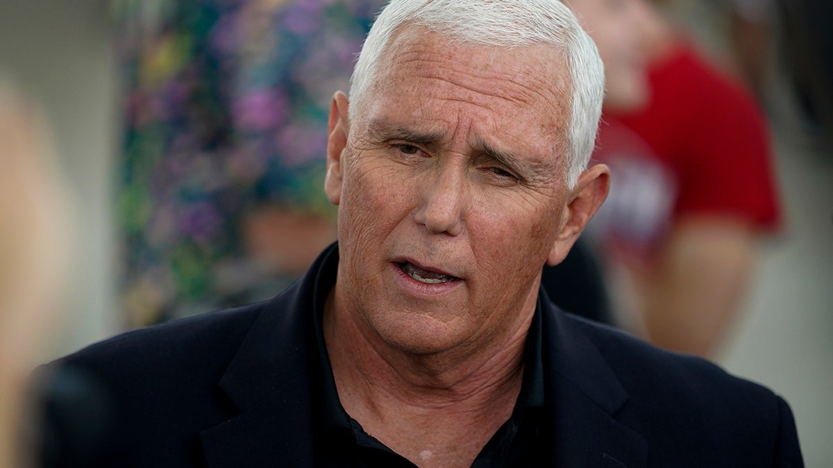 Mike Pence wearing black