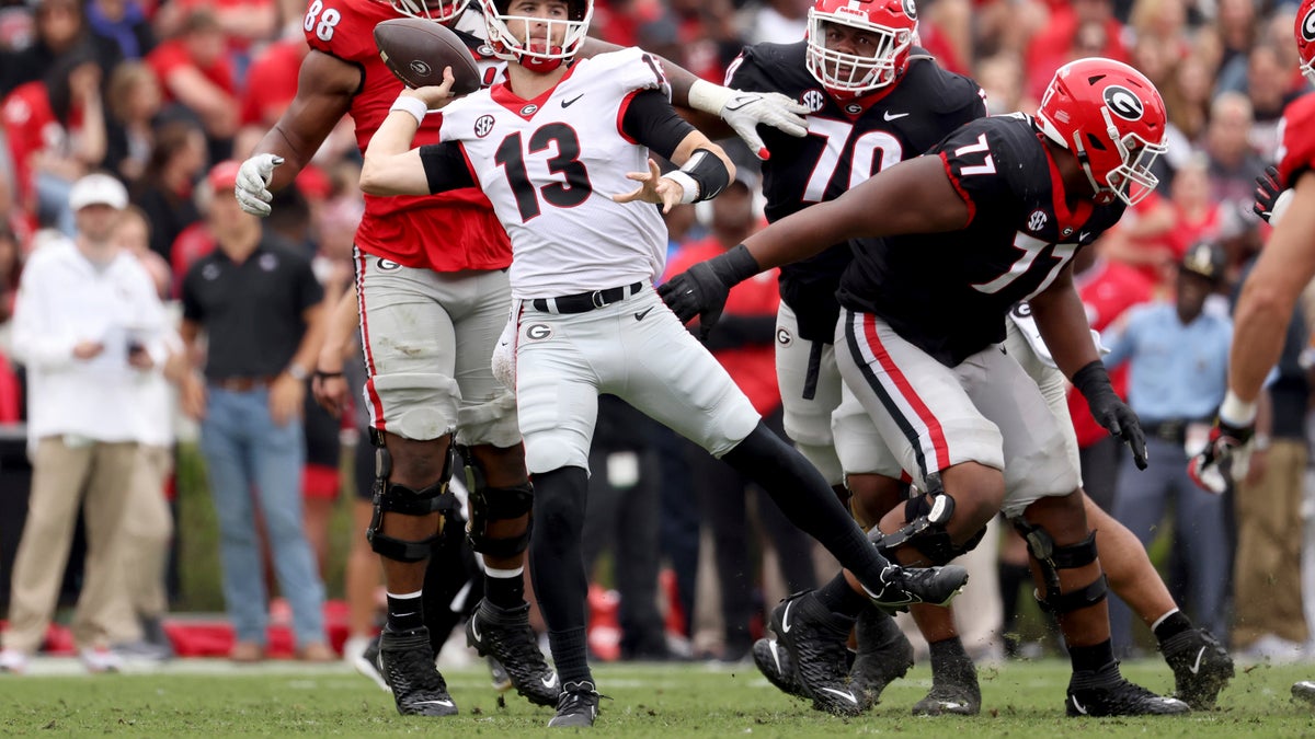 Georgia quarterback Stetson Bennett 