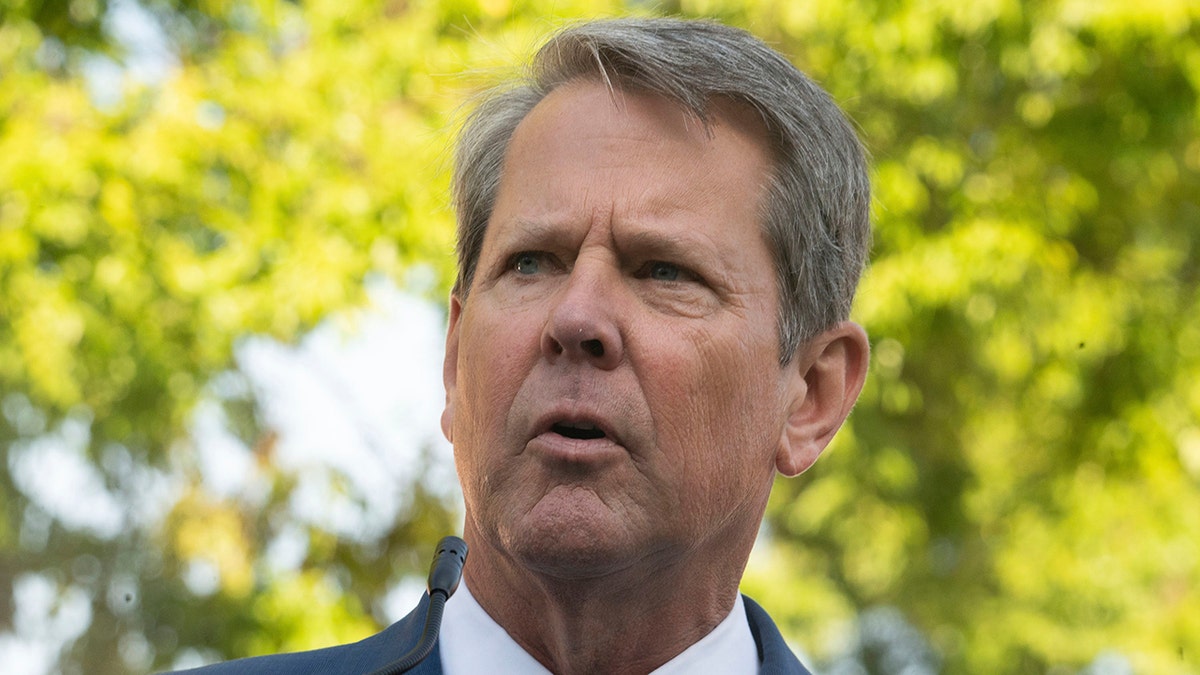 Georgia Gov. Brian Kemp at speaking engagement