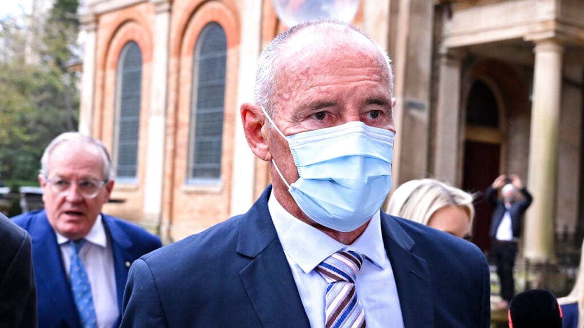 Chris Dawson arrives at the Supreme Court of New South Wales in Sydney