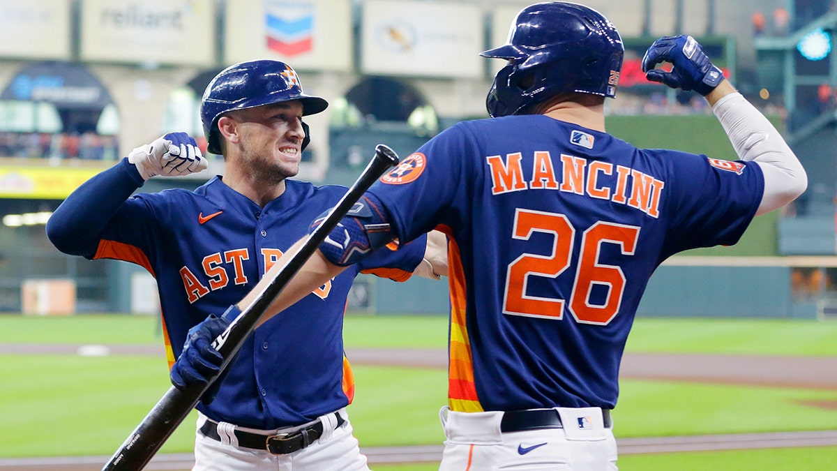 Alex Bregman and Trey Mancini