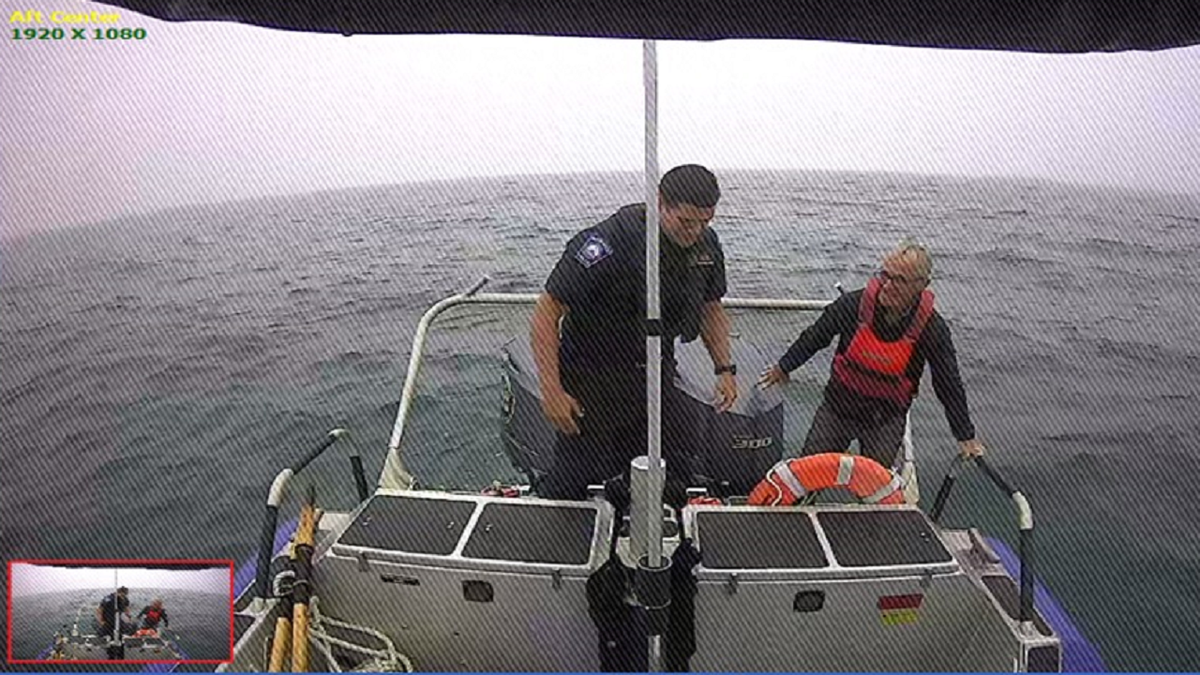 Barnstable Massachusetts police patrol boat rescue