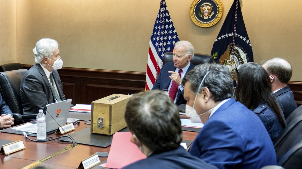 Biden White House national security team meeting on al-Zawahri strike