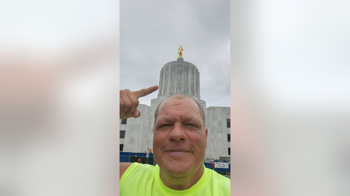 Bob Barnes at the Oregon state capitol