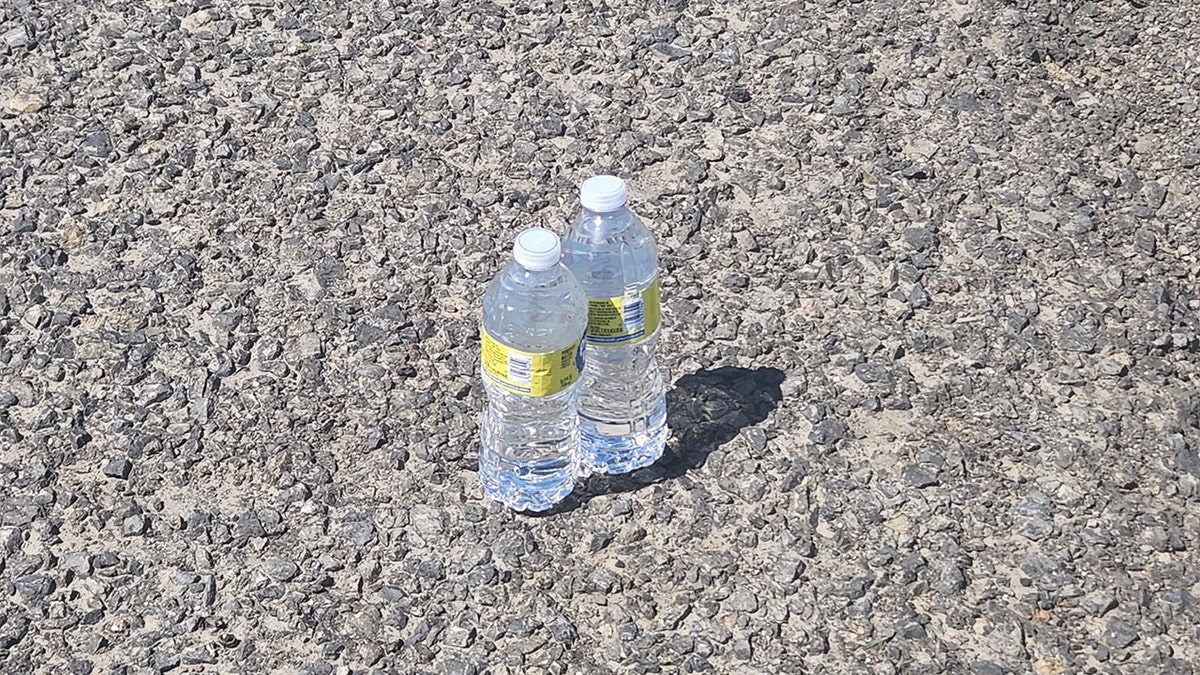 Two cold water bottles