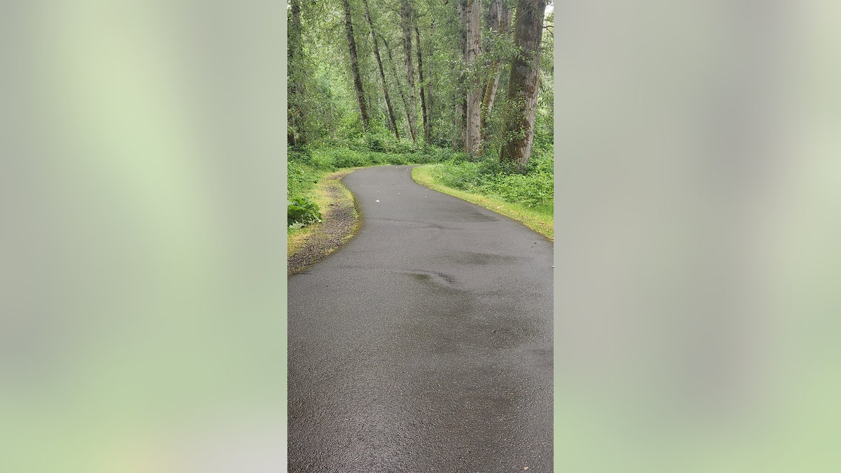 winding bike trail in Washington