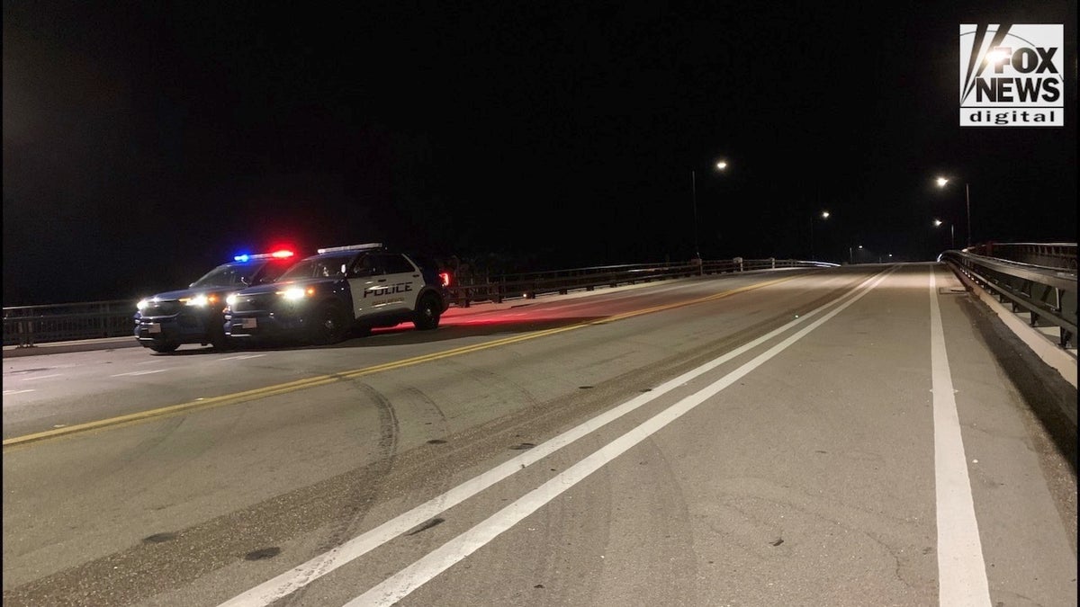 Police presence outside of Mar-A-Lago