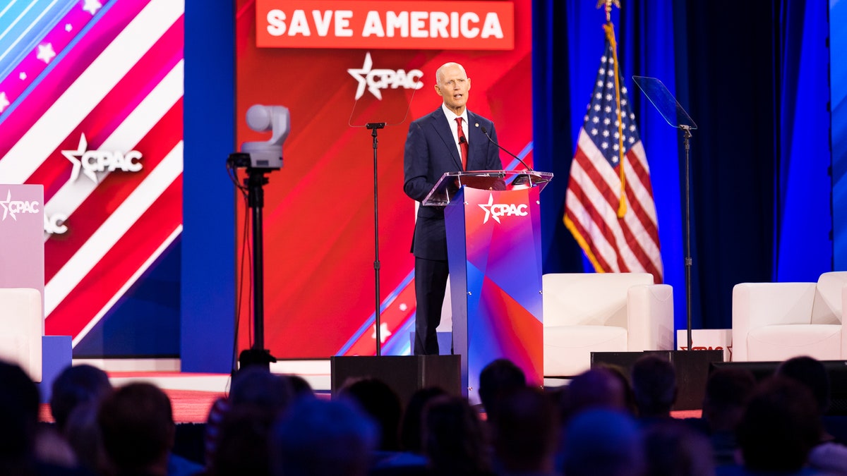 Rick Scott delivers speech at CPAC