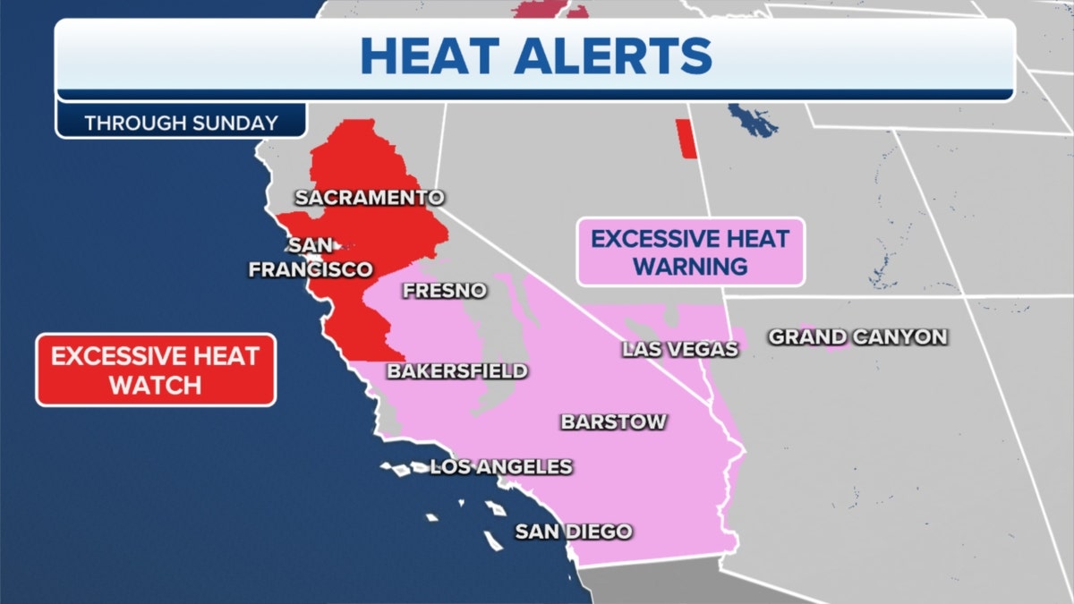 California heat alerts