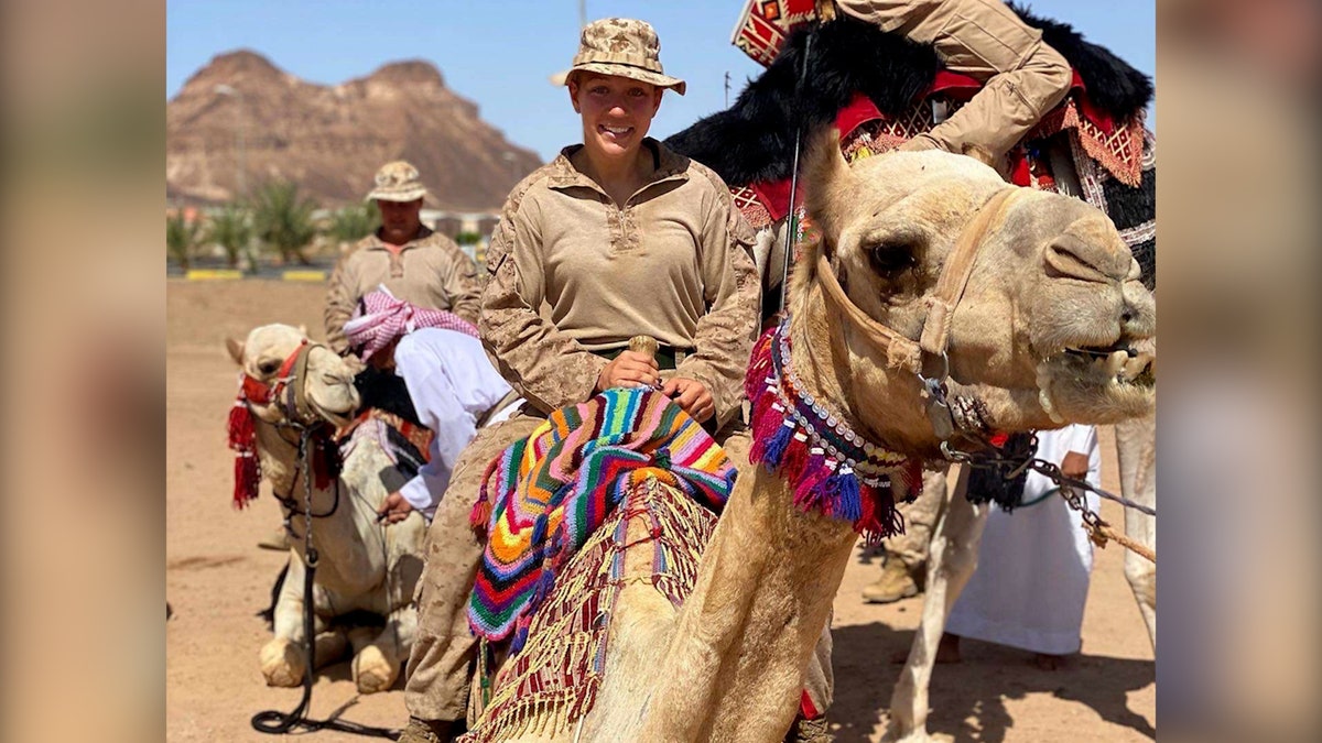 Sgt. Nicole Gee in Saudi Arabia