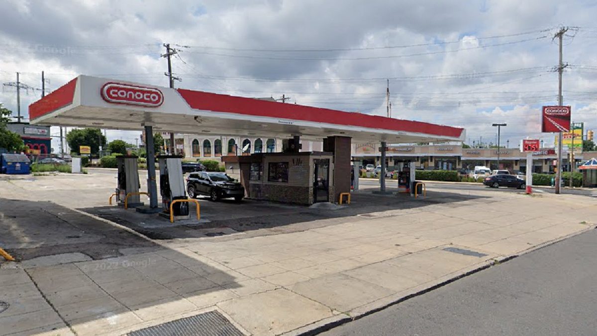 North Philadelphia gas station