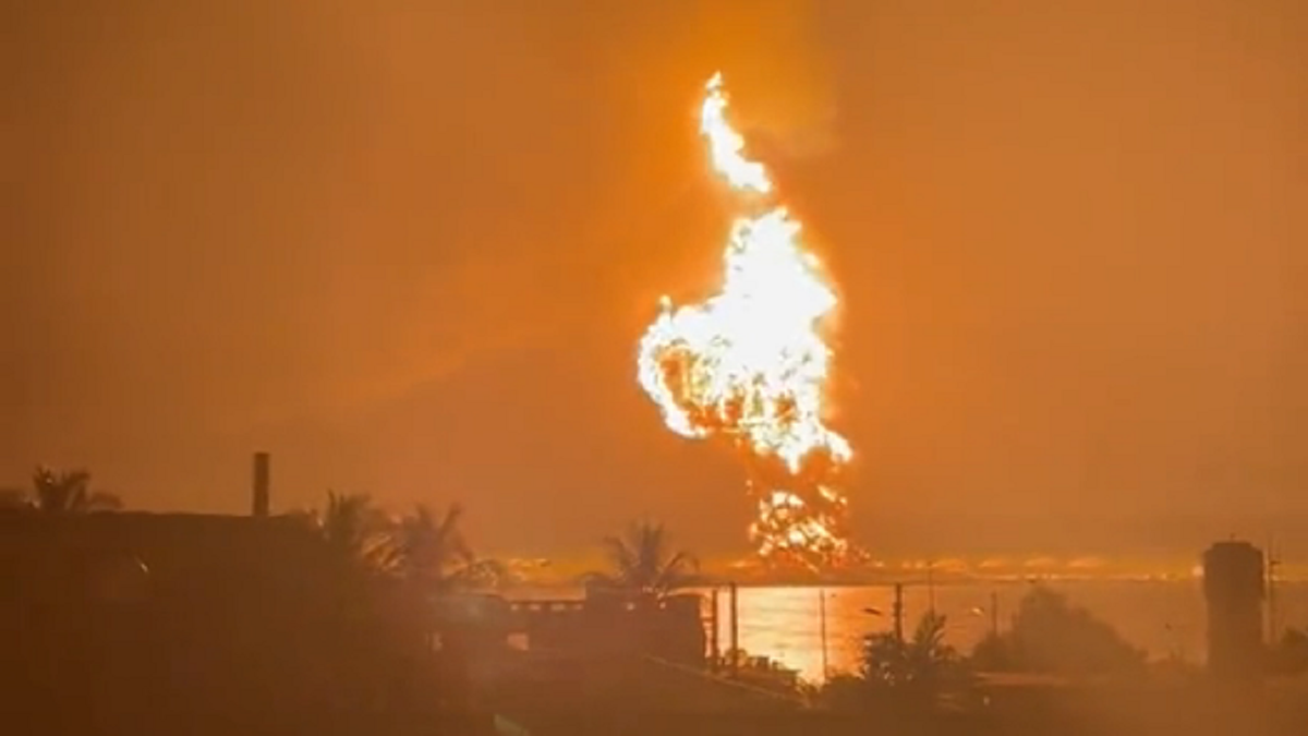 Cuba Matanzas Supertanker Base fire