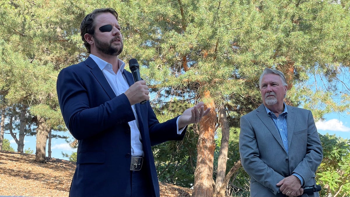 Rep. Dan Crenshaw with Joe O'Dea