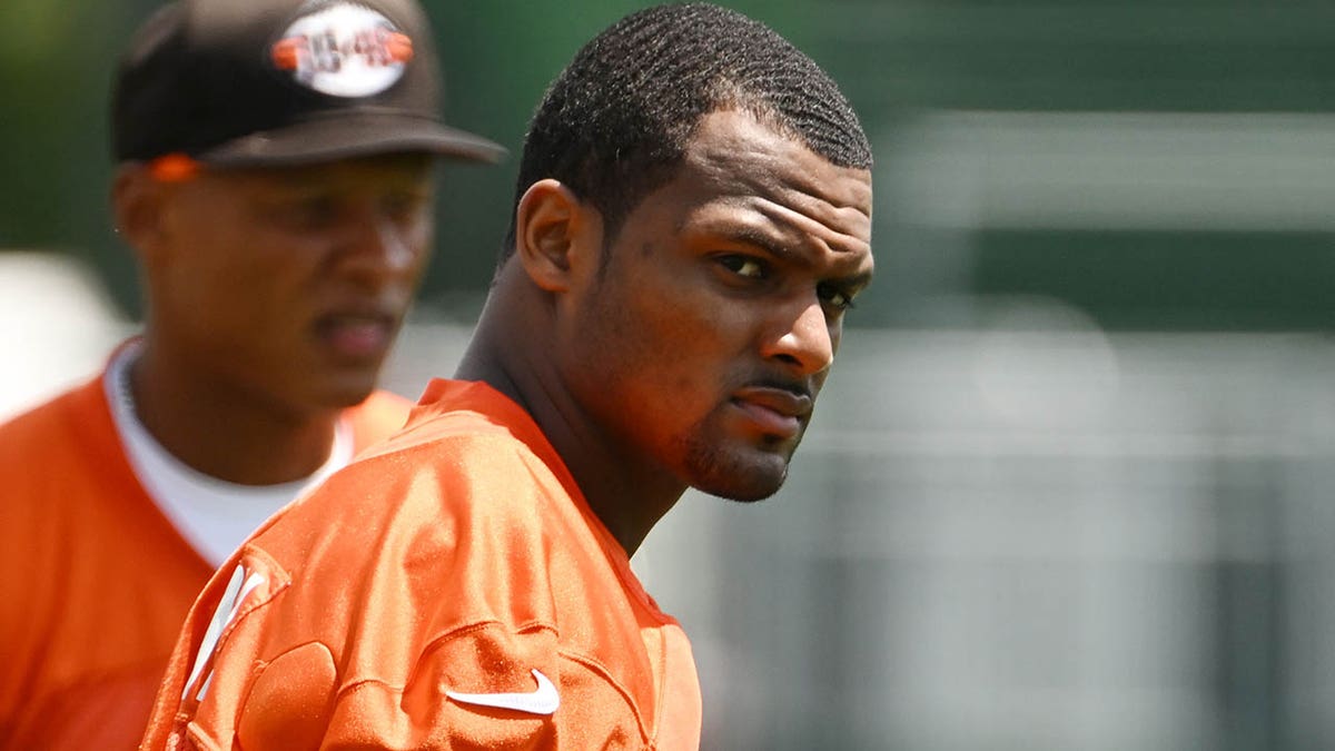 Deshaun Watson at Browns training camp