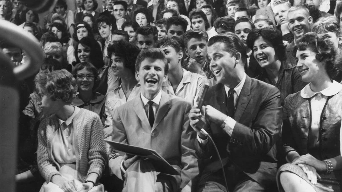 Dick Clark with Bobby Rydell