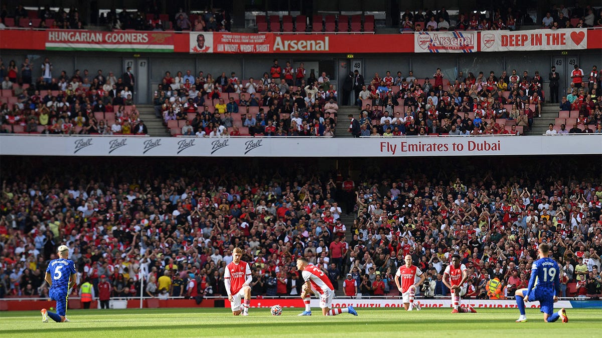 Players take knee before kick-off