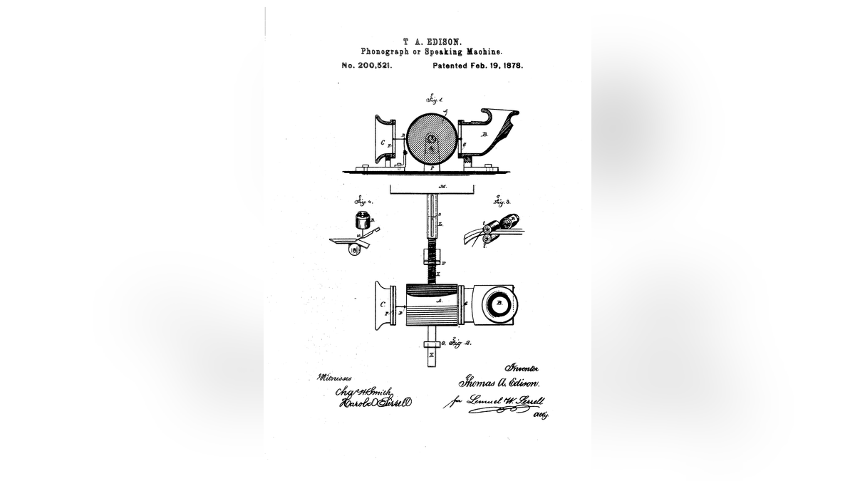 Phonograph patent