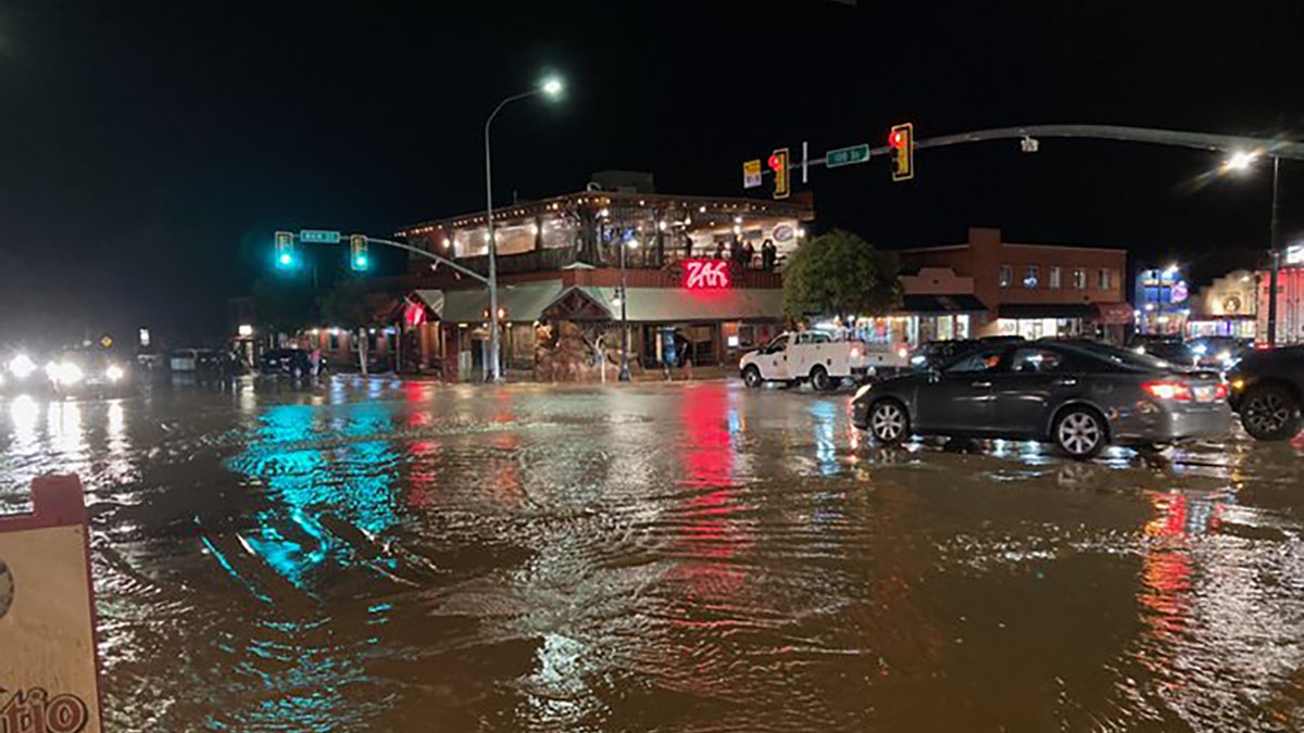 Flooding in downtown Moab