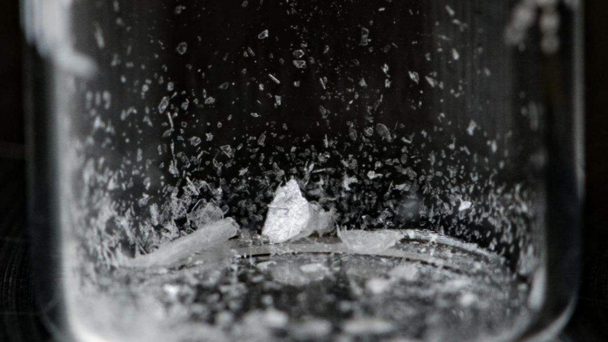 A lethal amount of fentanyl in a jar