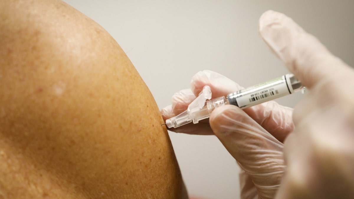 Flu vaccine administered