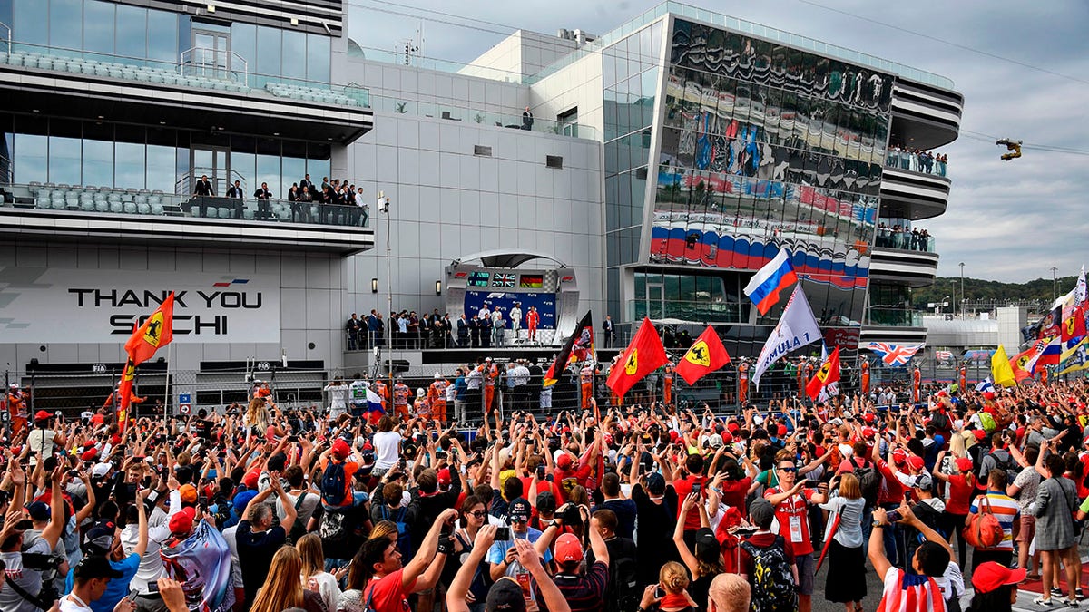 Crowd at Russian Grand Prix