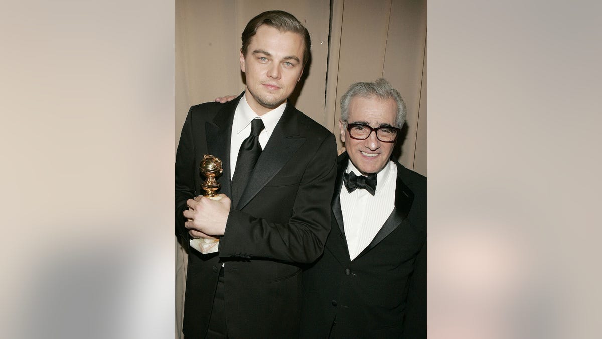 Leonardo DiCaprio and Martin Scorsese Golden Globes 2004