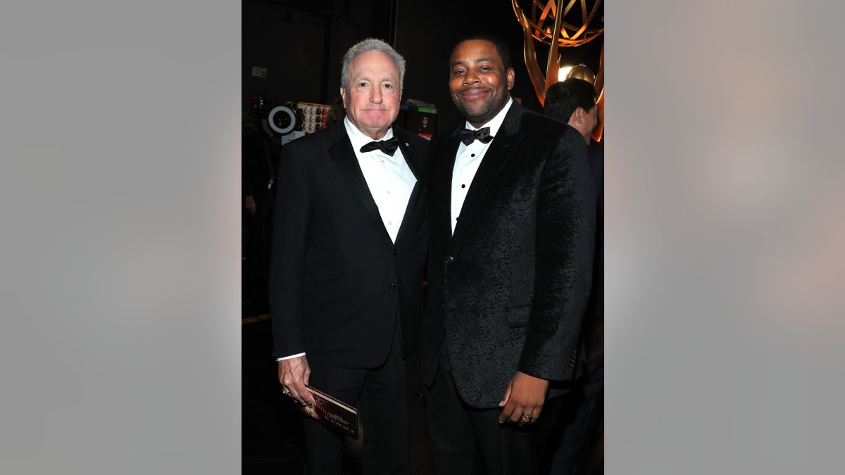 Lorne Michaels with Kenan Thompson