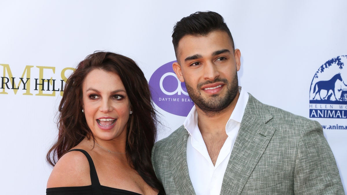 Britney Spears and Sam Asghari red carpet