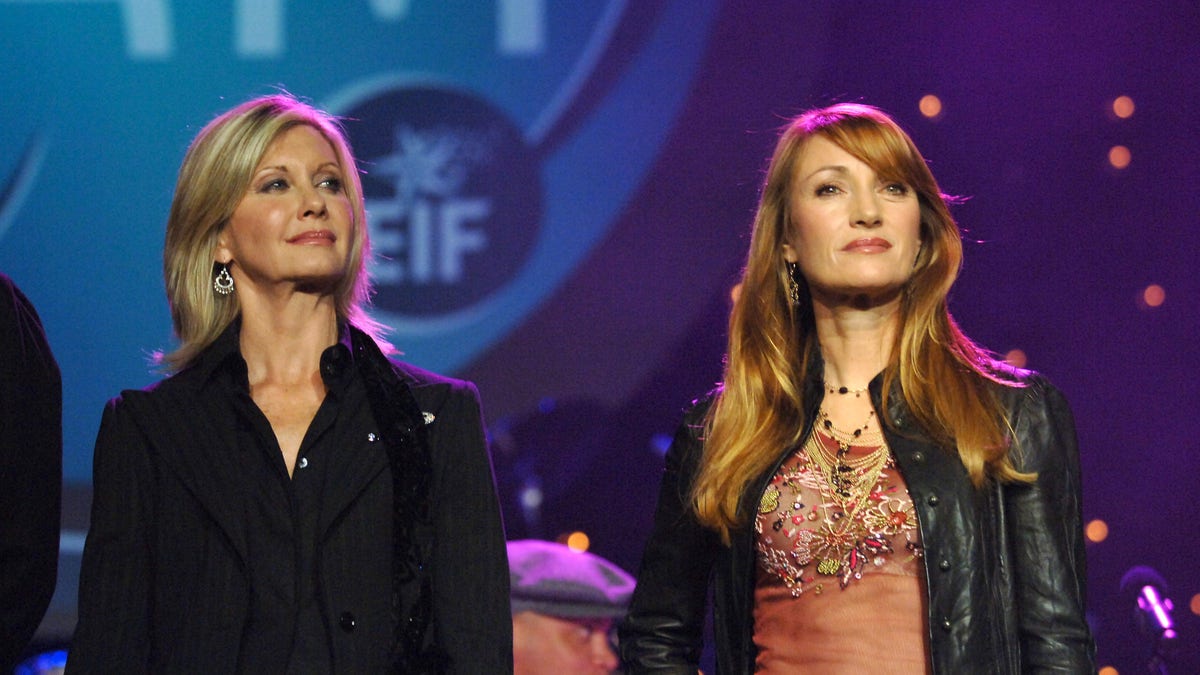 Jane Seymour and Olivia Newton-John