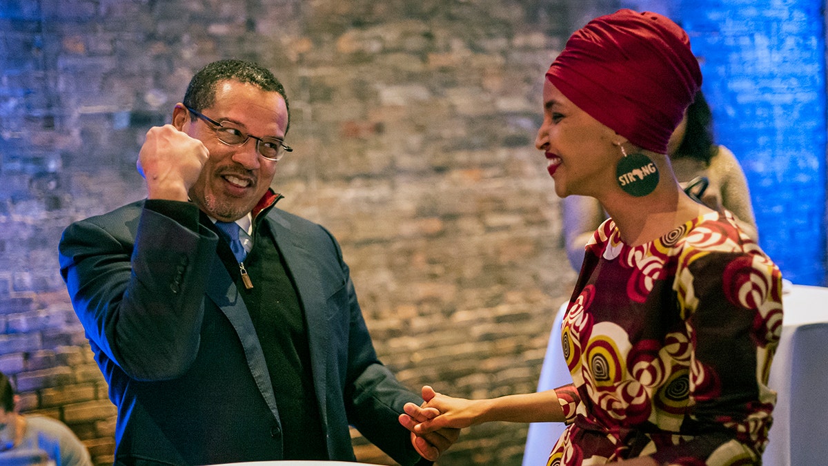 AG Ellison with Ilhan Omar