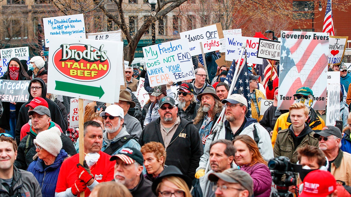 Wisconsin protest April 24