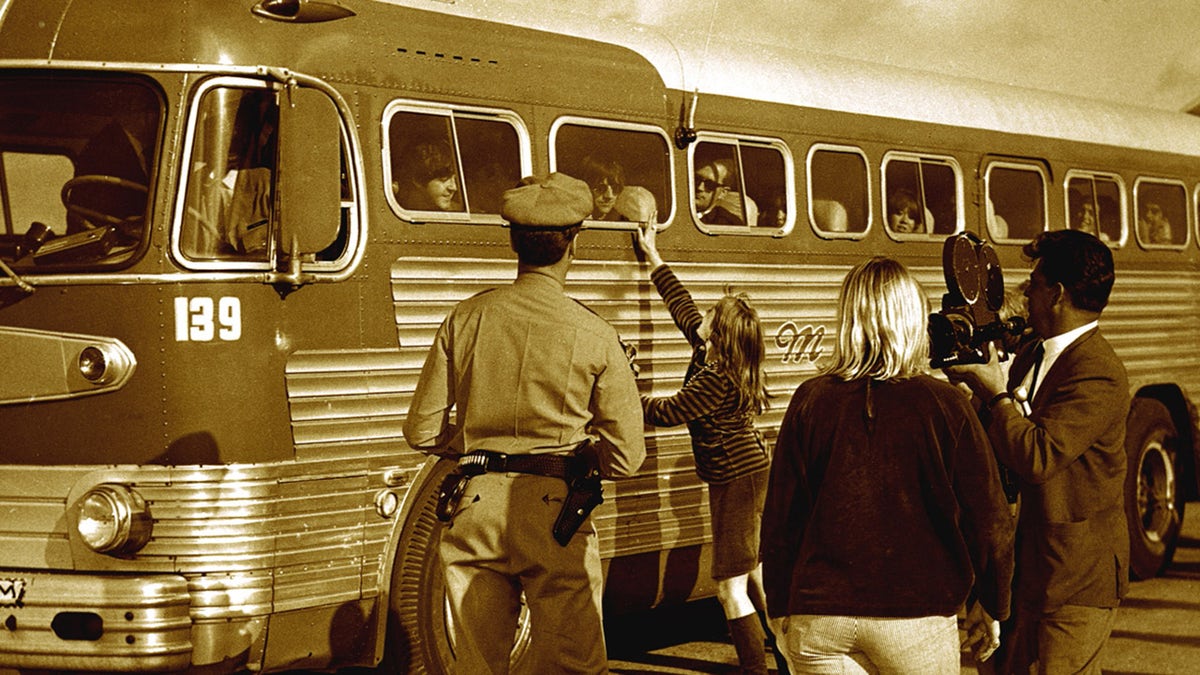 the beatles arrive at candlestick park