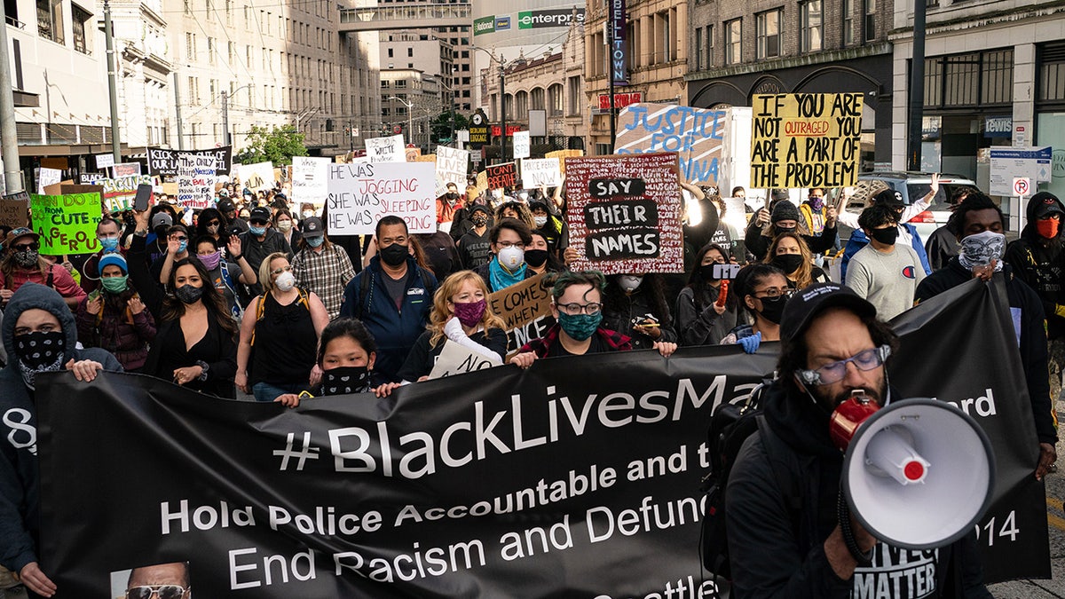 Seattle protest after George Floyd's death