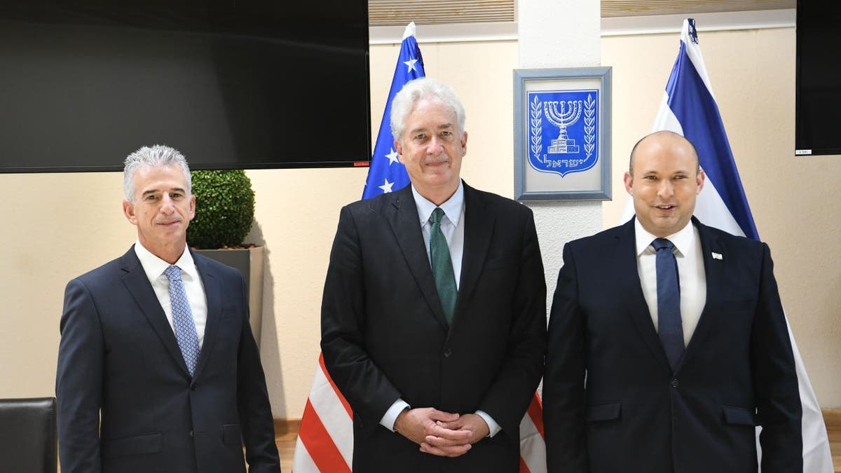 Director of Mossad David Barnea meeting with top Israeli officials