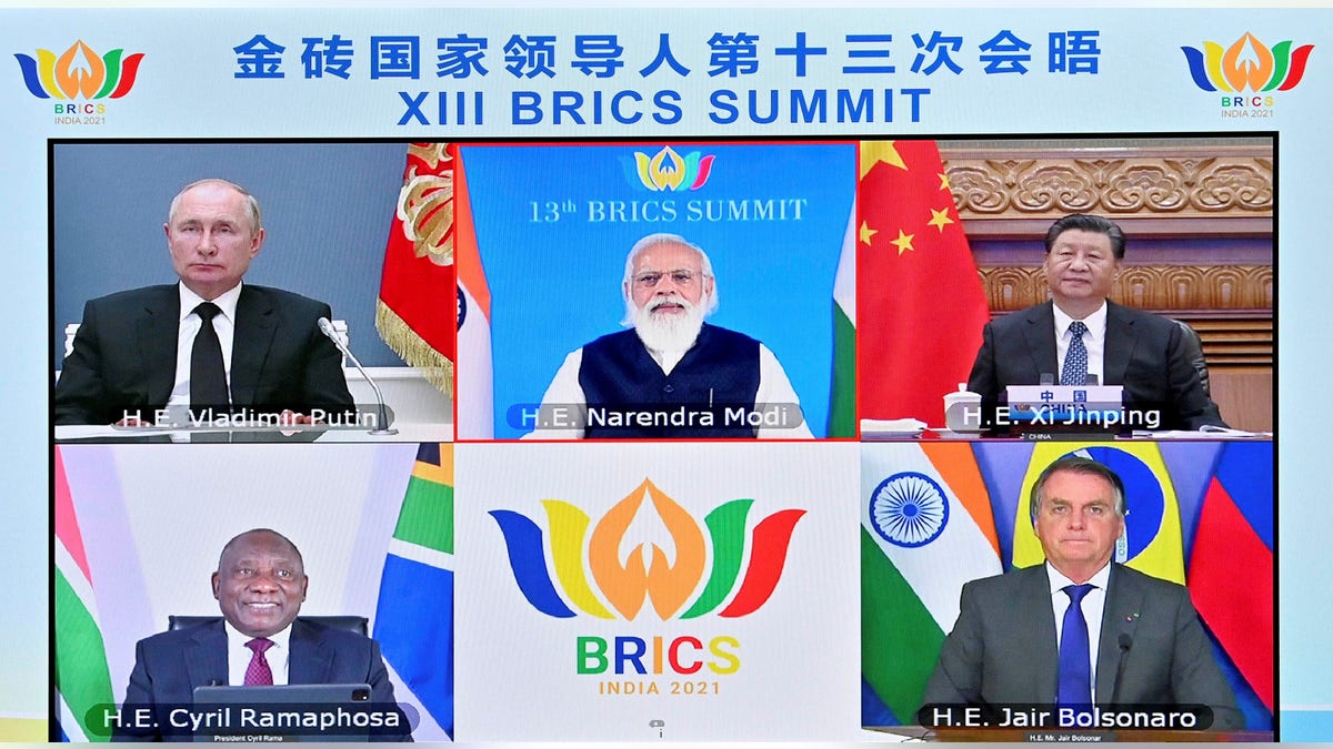 Brics: Brazil, Russia,India, China, South Africa