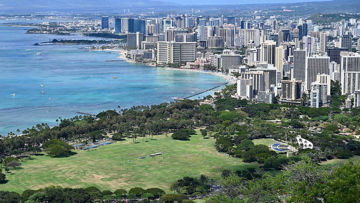 Waikiki and Honolulu, Hawaii