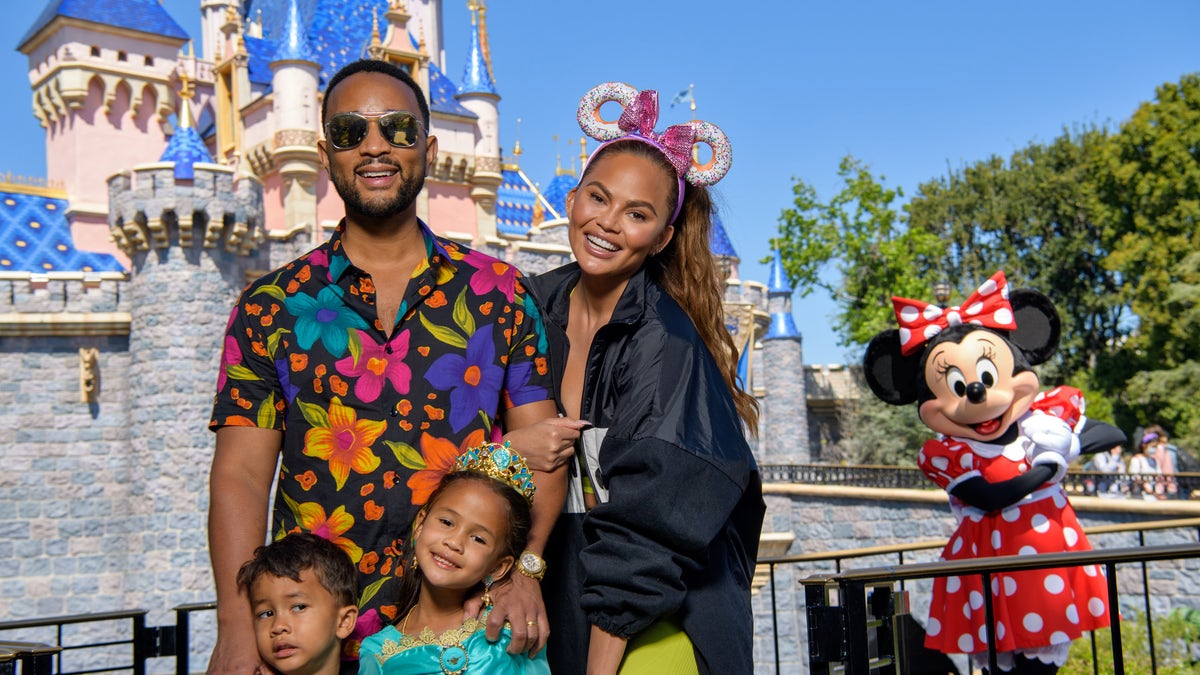 Chrissy Teigen and family