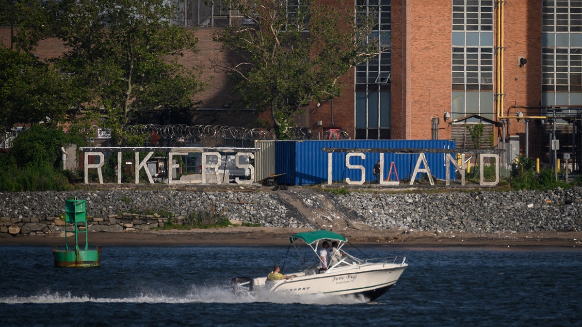 Rikers Island view from water