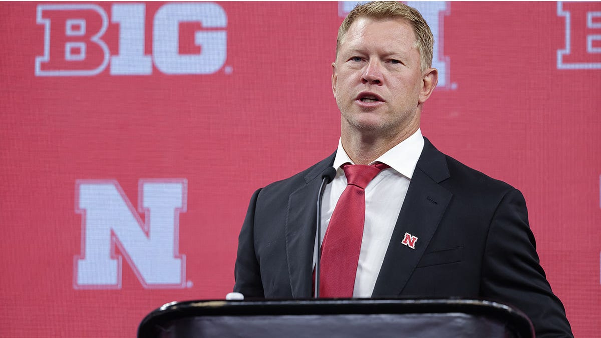 Nebraska head coach Scott Frost at Big Ten media days