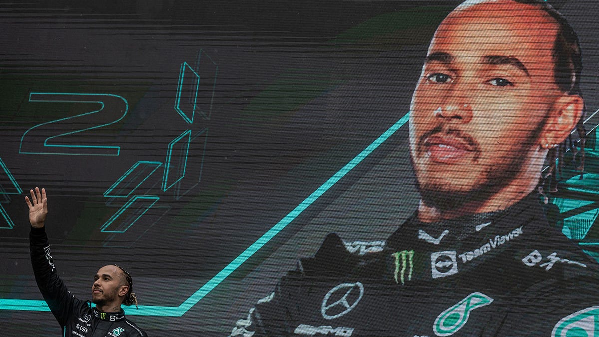 Lewis Hamilton at the Hungarian Aramco Formula 1 Grand Prix 