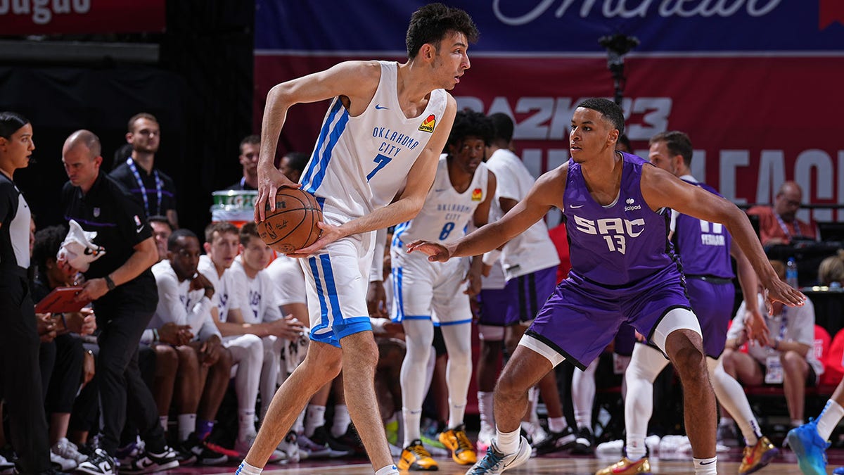 OKC's Chet Holmgren during Summer League