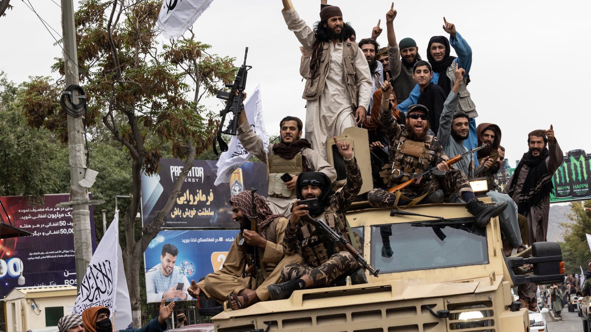 Taliban celebrate Afghanistan victory