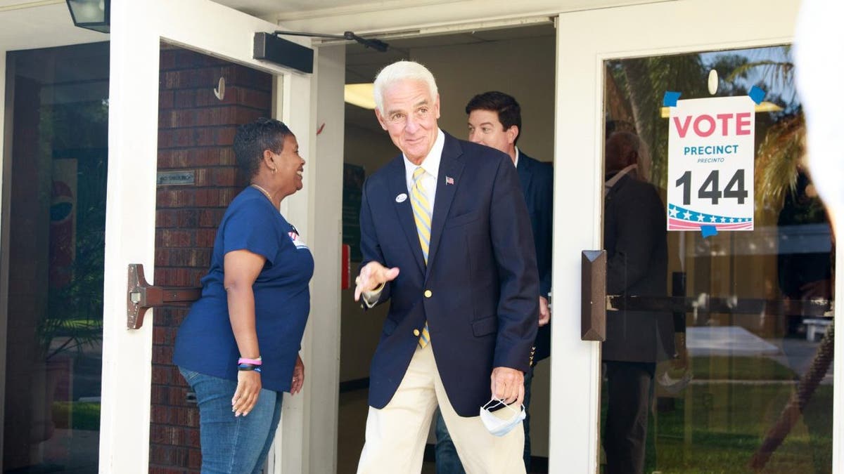 Charlie Crist after voting in Florida primary
