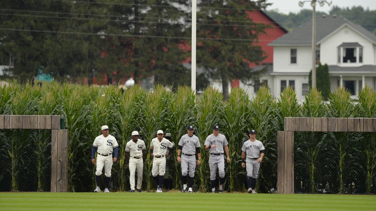 White Sox and Yankees Field of Dreams