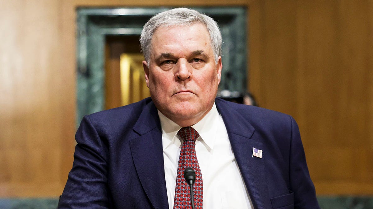 Charles Rettig, Commissioner of the Internal Revenue Service, testifies before the Senate Finance Committee on Capitol Hill in Washington on April 7, 2022.