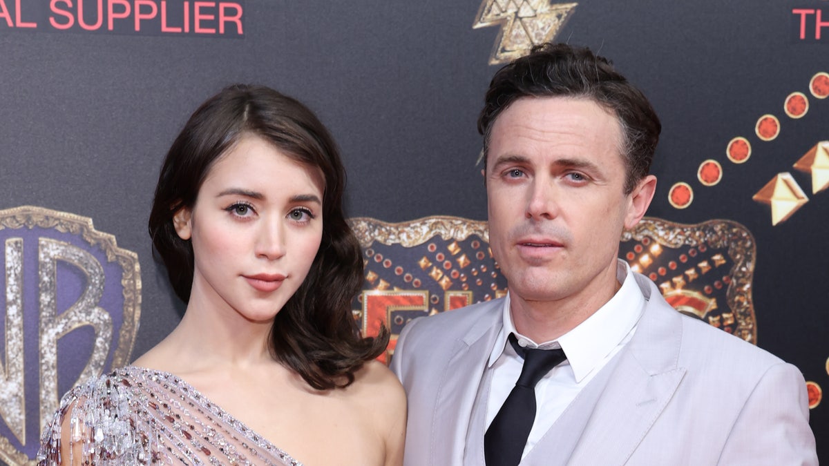 Caylee Cowan and Casey Affleck in Cannes, France