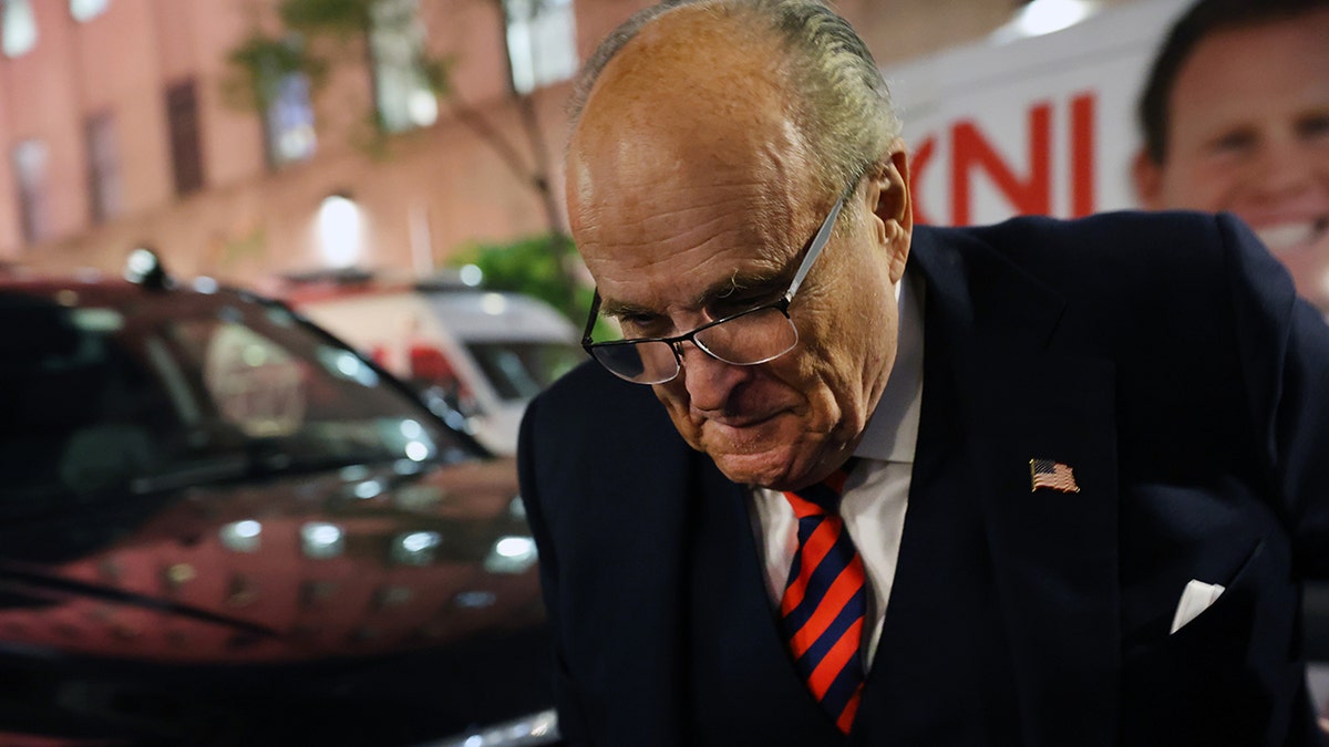Giuliani in NYC for son's gubernatorial campaign