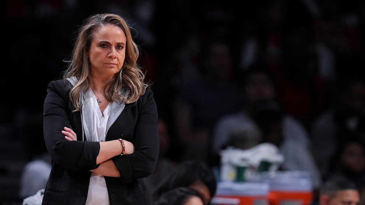 Becky Hammon on the sidelines