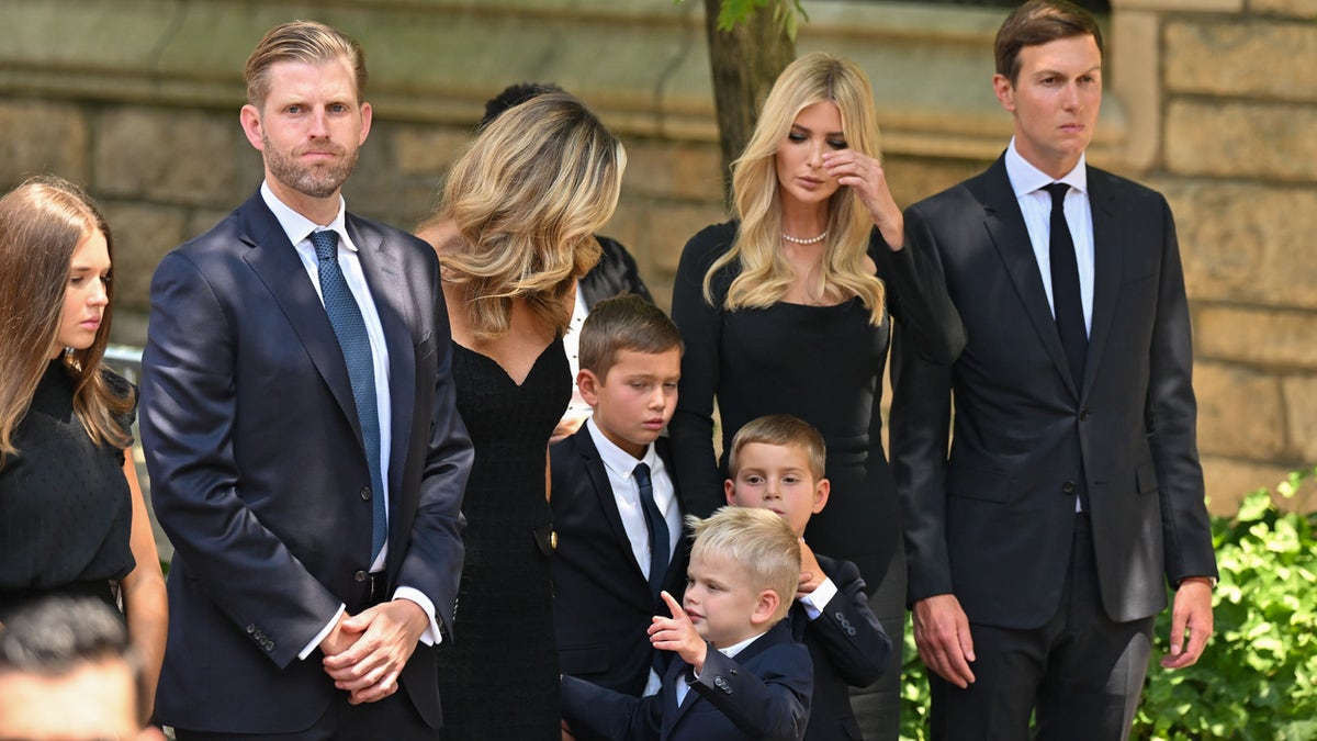 Eric Trump, Lara Trump, Joseph Kushner, Theo Kushner, Eric Luke Trump, Ivanka Trump and Jared Kushner