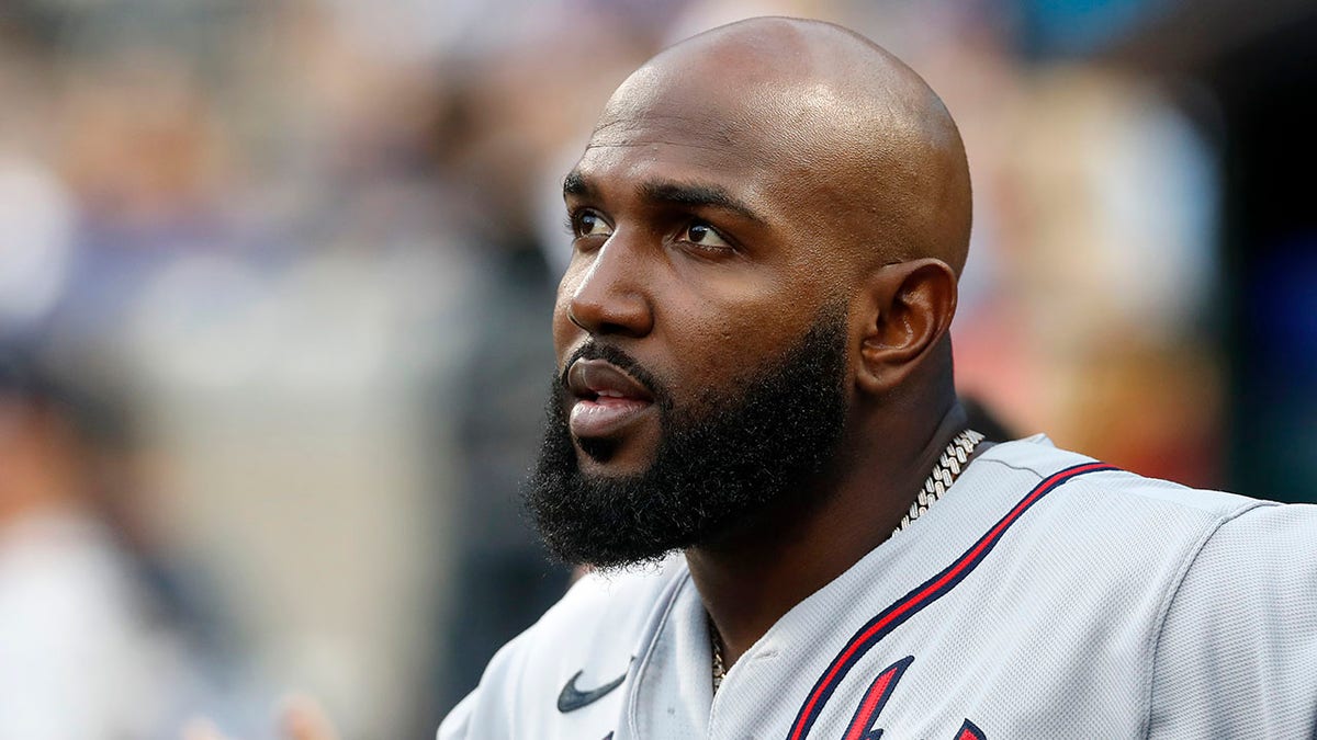 Marcell Ozuna of the Braves against the Mets